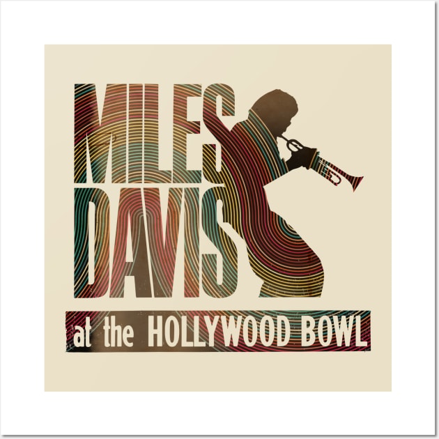 miles davis silhouette Wall Art by HAPPY TRIP PRESS